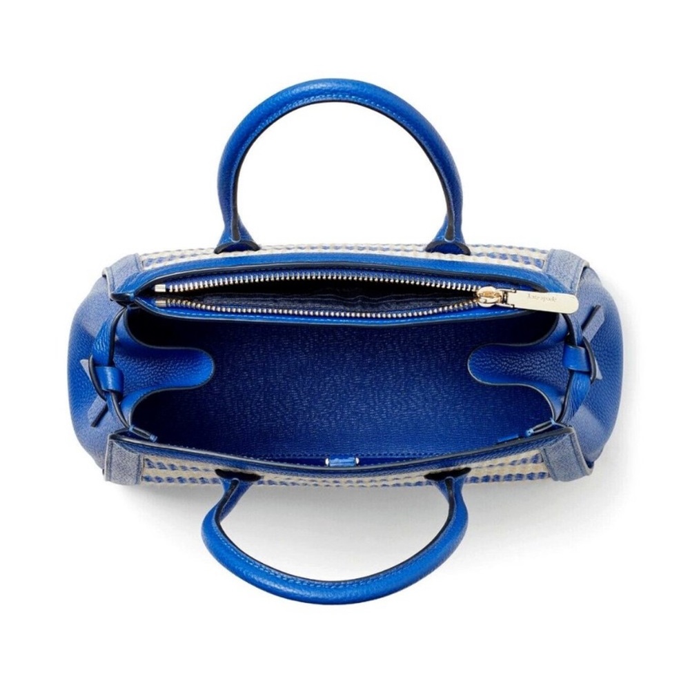 KATE SPADE BRAND NEW…Blue and Cream Satchel with Modern Design and DUST BAG - Picture 3 of 7
